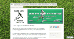 Desktop Screenshot of capecodyouthfieldhockey.com