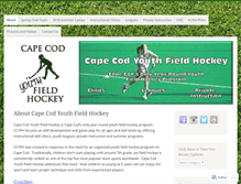 Tablet Screenshot of capecodyouthfieldhockey.com